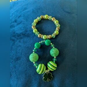 St. Patrick's Day bracelet set